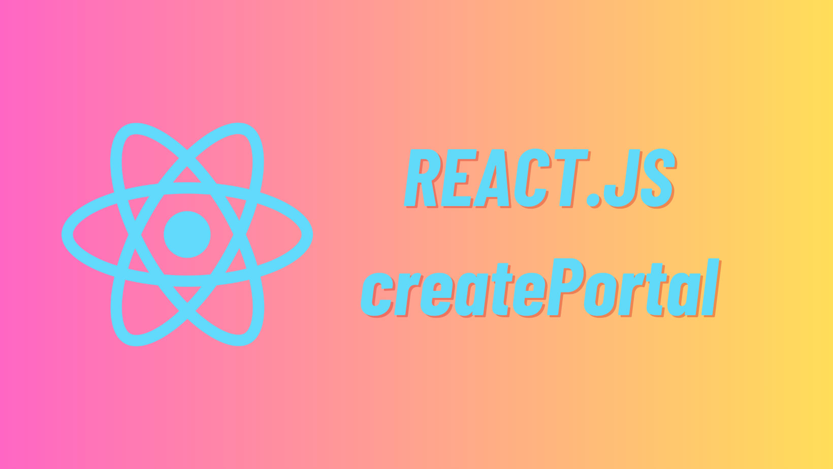 Intro To React createPortal API