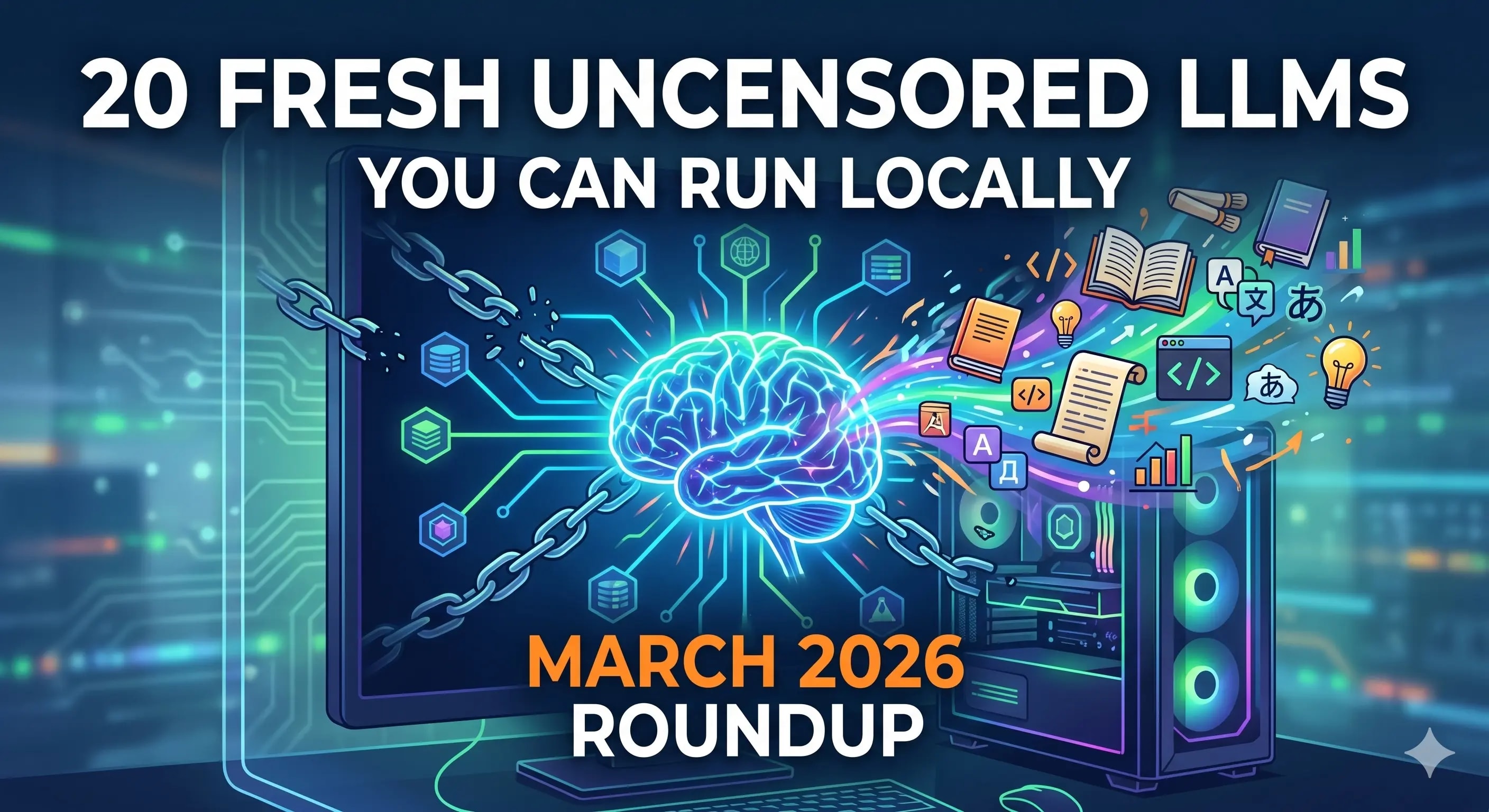 20 Fresh Uncensored LLMs You Can Run Locally — March 2026 Roundup