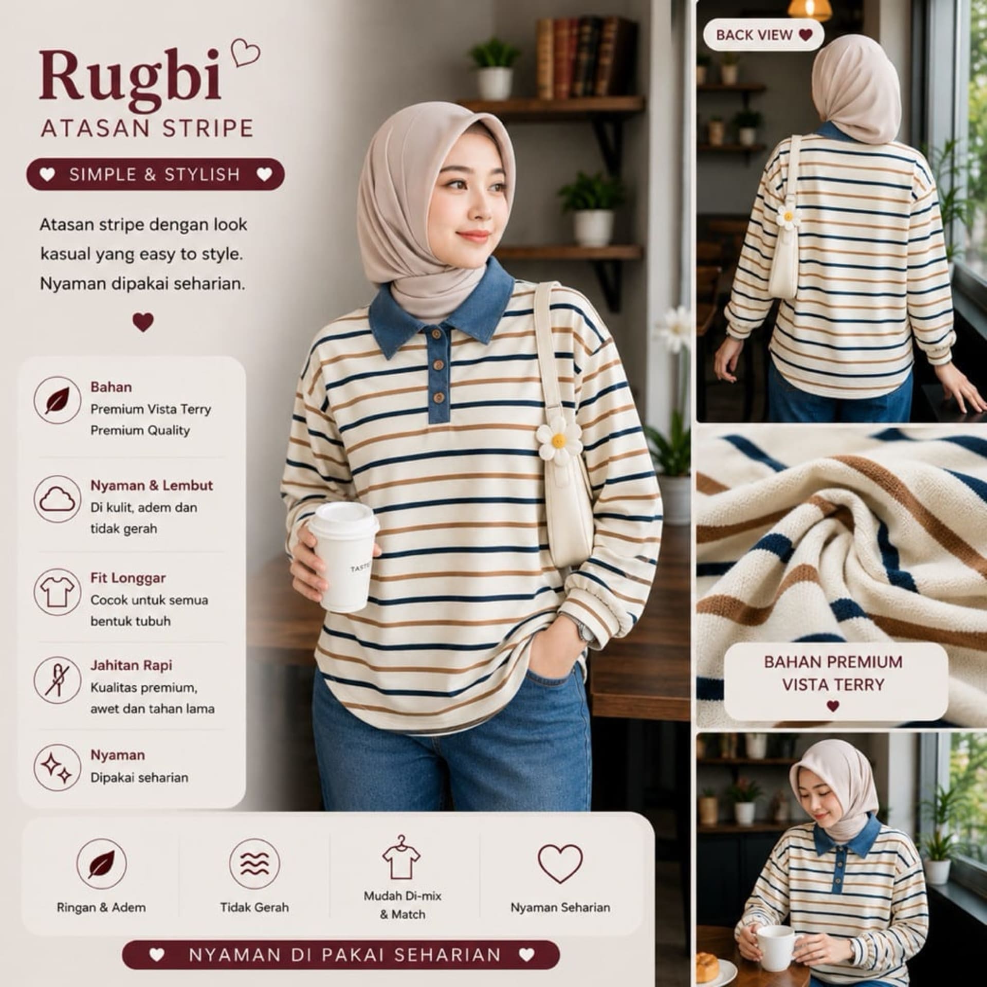 RUGBI COLLAR BLOUSE