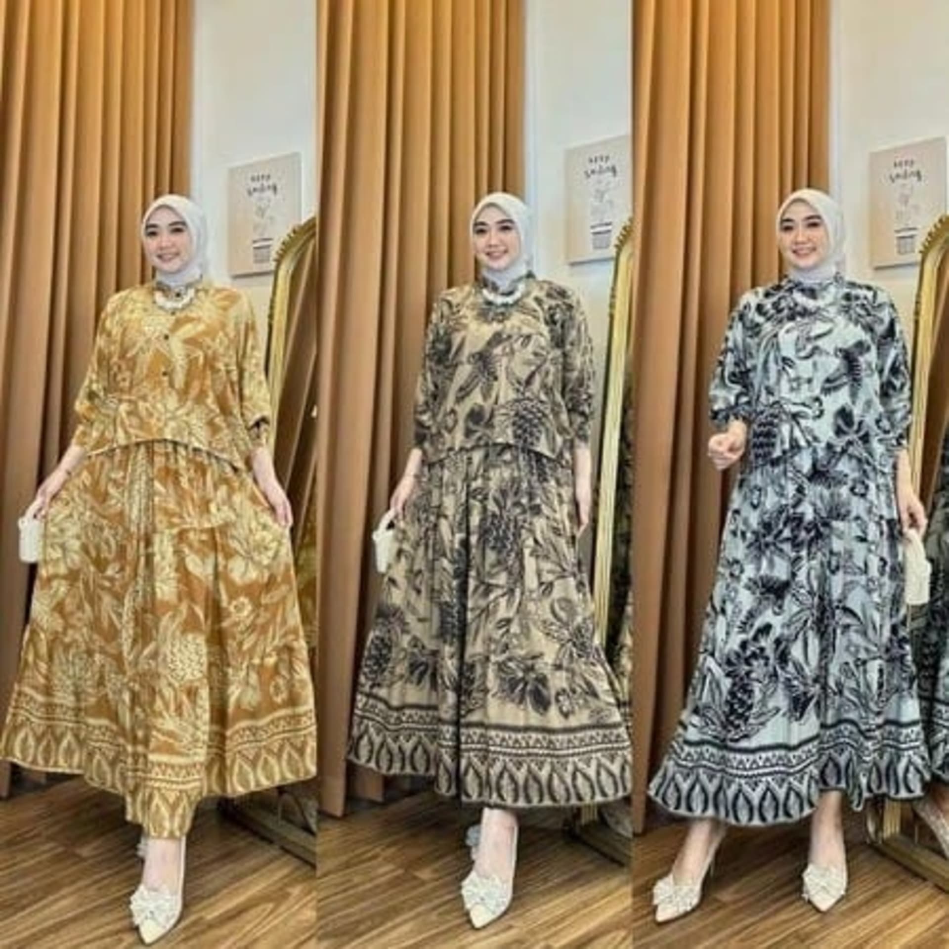 NJW- Esther Set Rok wanita setelan rok wanita jumbo