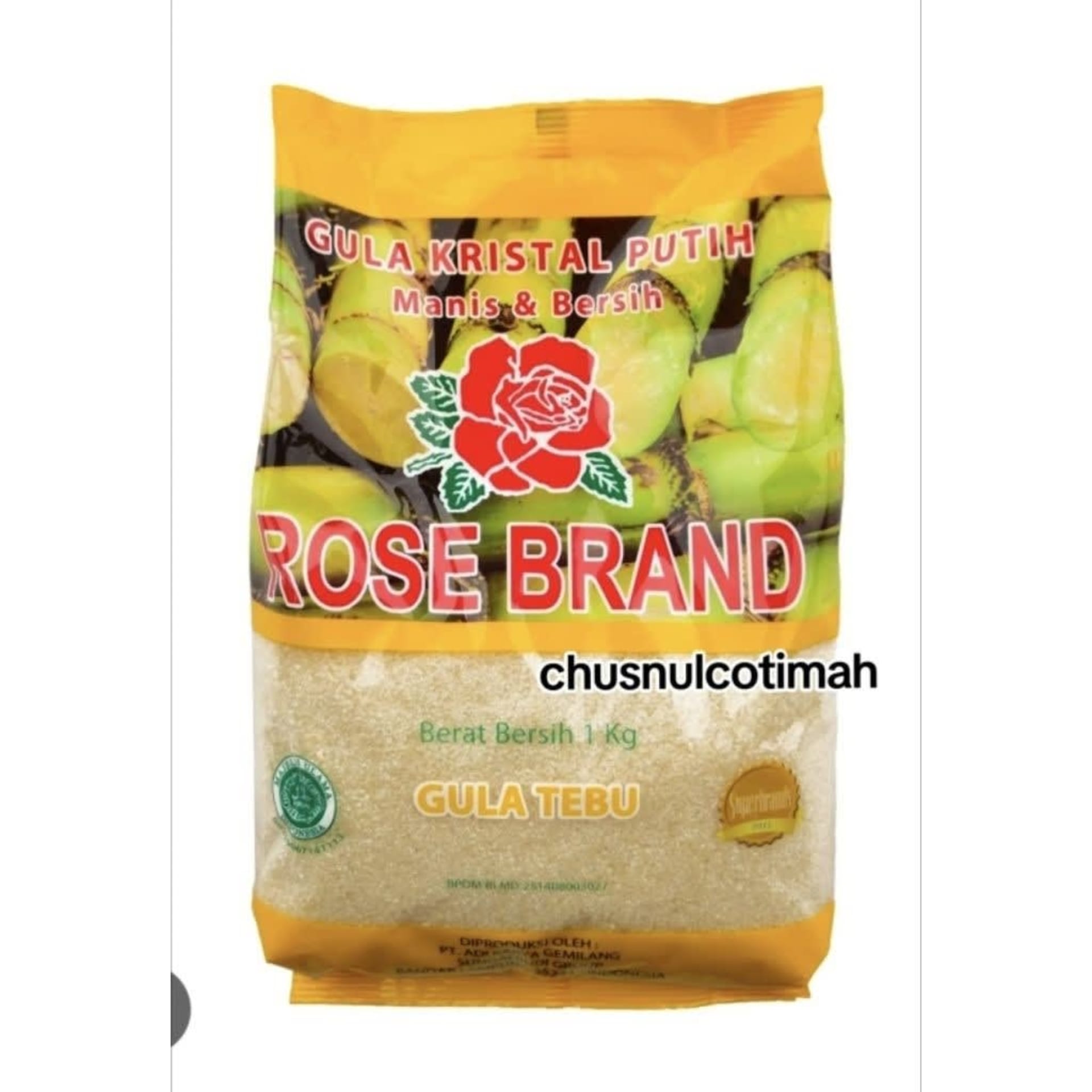 Gula Rose Brand 1 kg / Rosebrand Gula Pasir 1 kg Random Kuning Hijau / Gula Pasir Rose Brand 1 kg