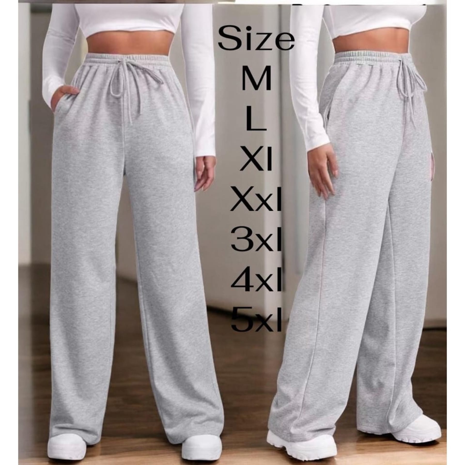 SWEAT PANTS BAGGY FIT LOSSEE PANTS SUPER JUMBO CELANA PANJANG WANITA JUMBO HIGHTWAIST