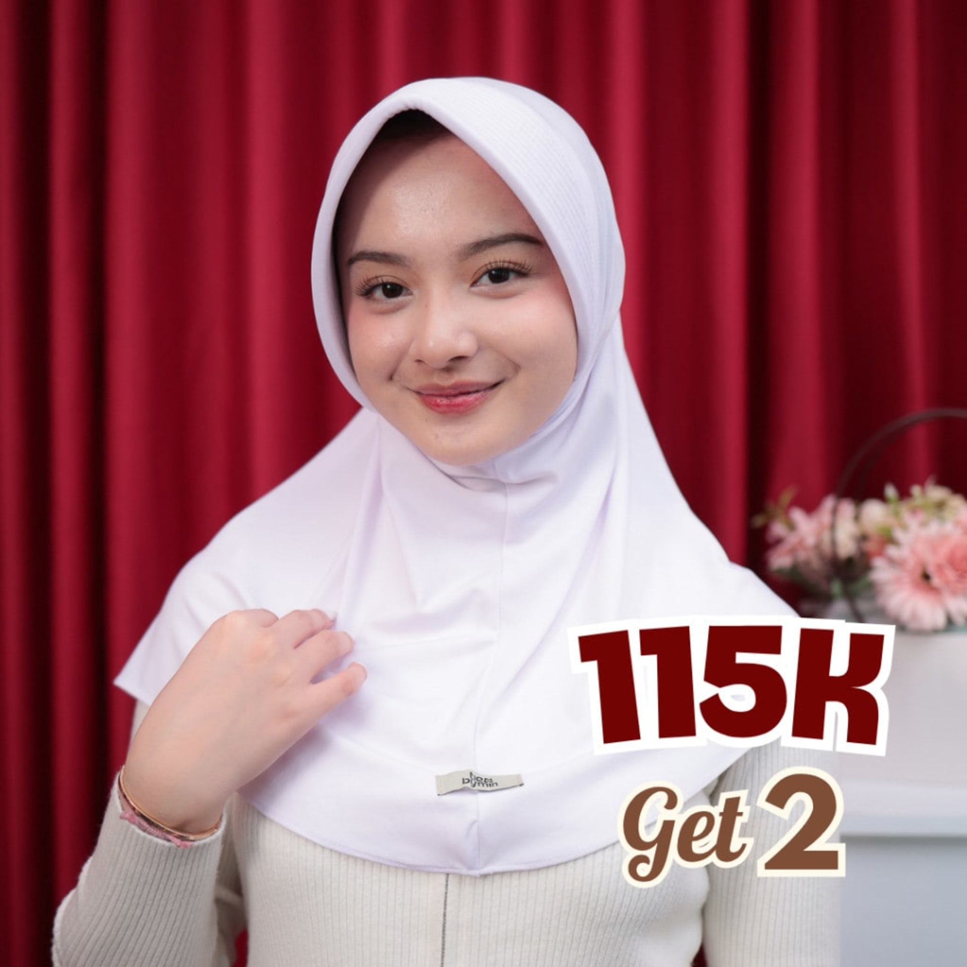 Tiebymin - Alana Bergo Jersey Premium Ukuran M