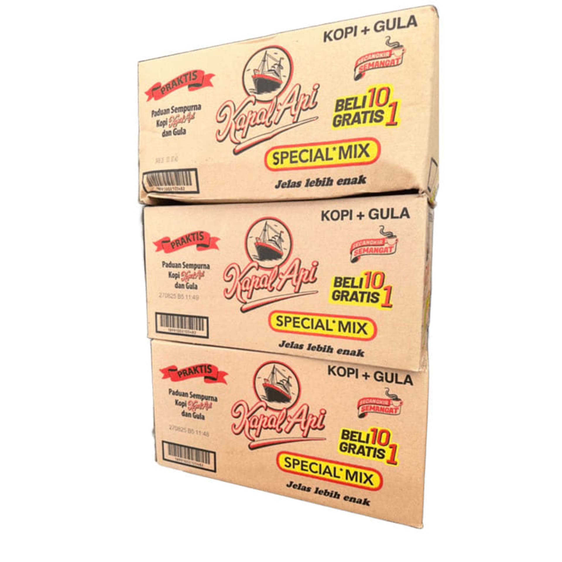 [MJM] KOPI KAPAL API SP MIX 10 BONUS 1 LUWAK ENERGEN TORABIKA