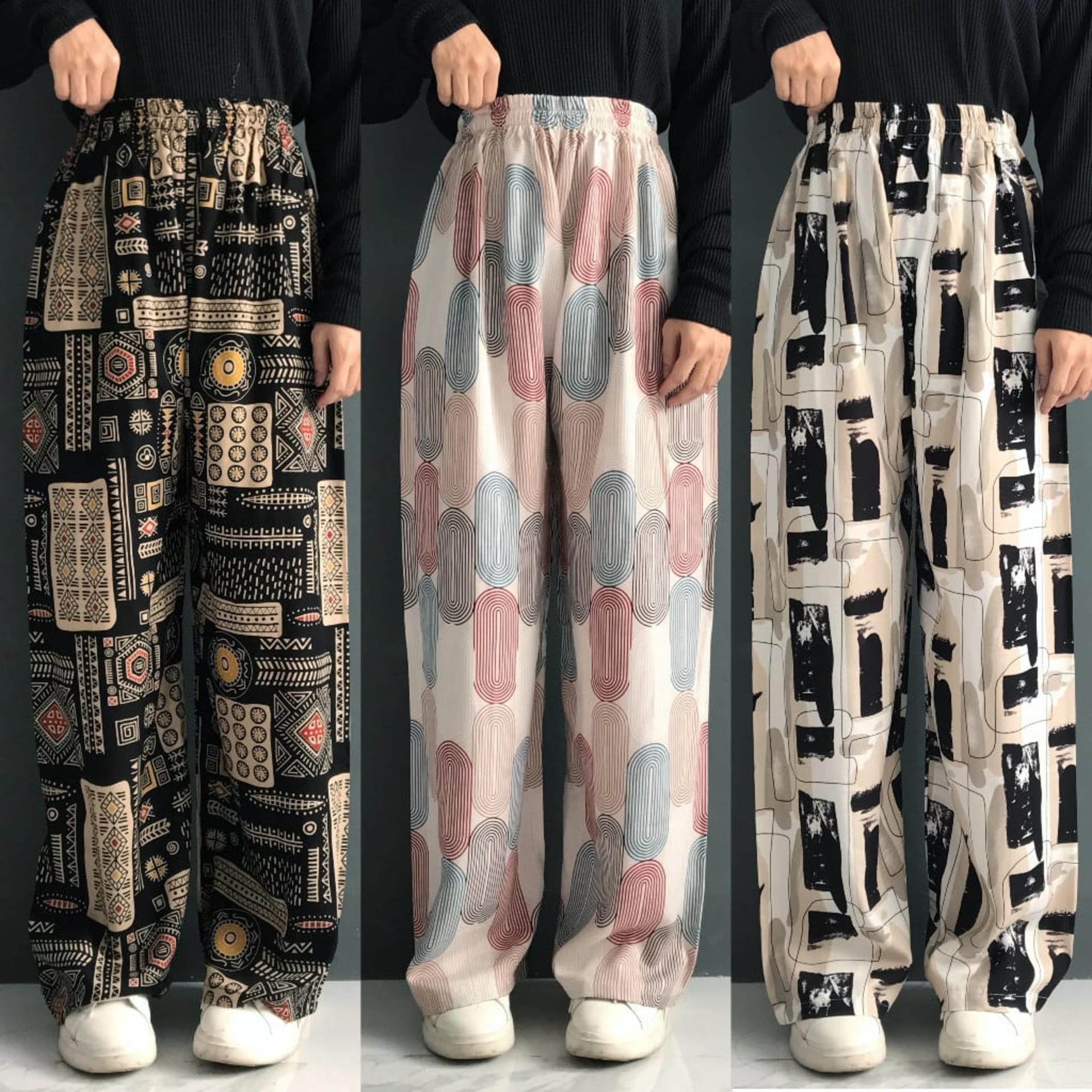 Celana Kallyoutfit Hommy Part 3 Kulot Adem Piyama Rayon