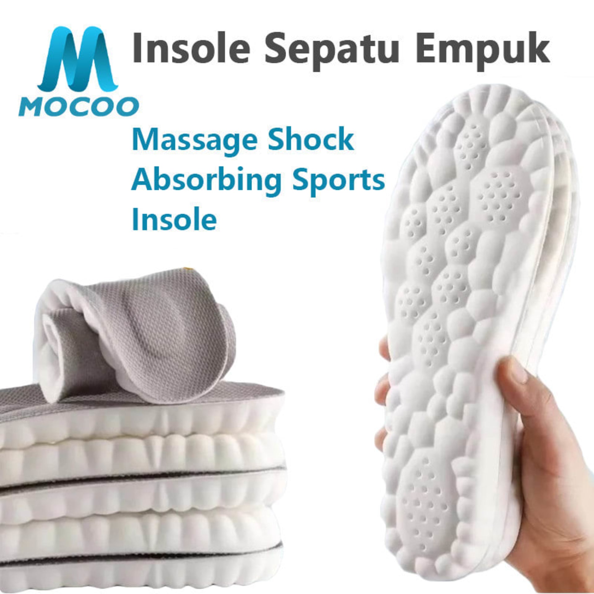 Insole Sepatu Empuk / Alas Kaki Insole Super Empuk / Sol Sepatu Olahraga