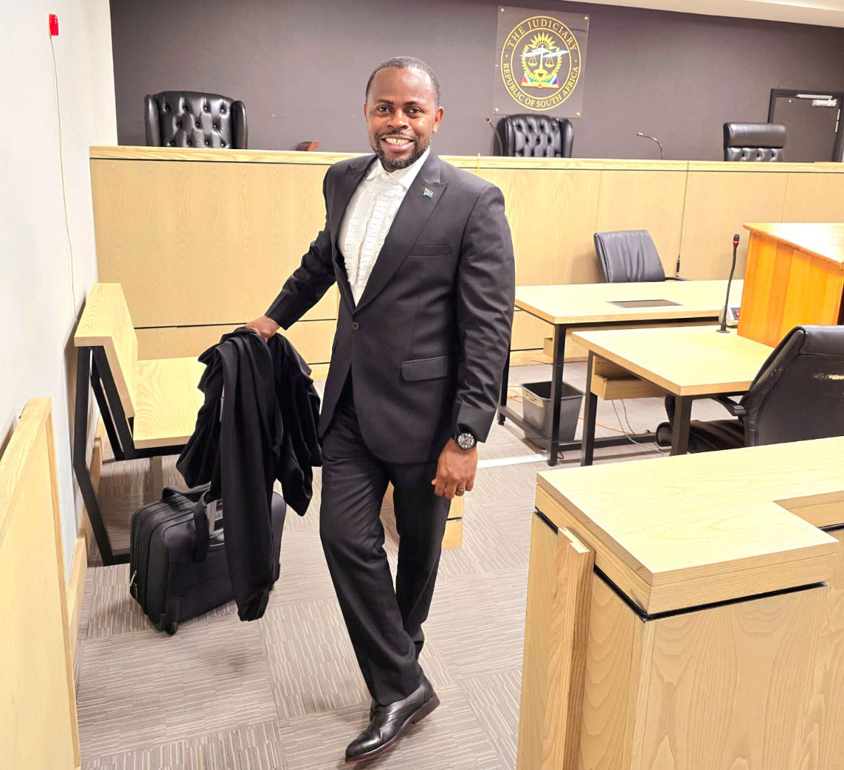 Chris Gasarasi at court