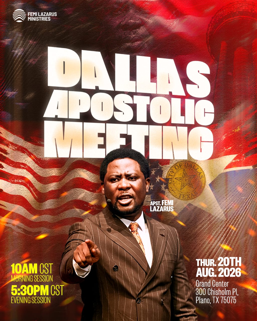 DALLAS APOSTOLIC MEETING 