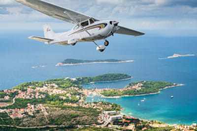 Private 90-min flight above island Brac