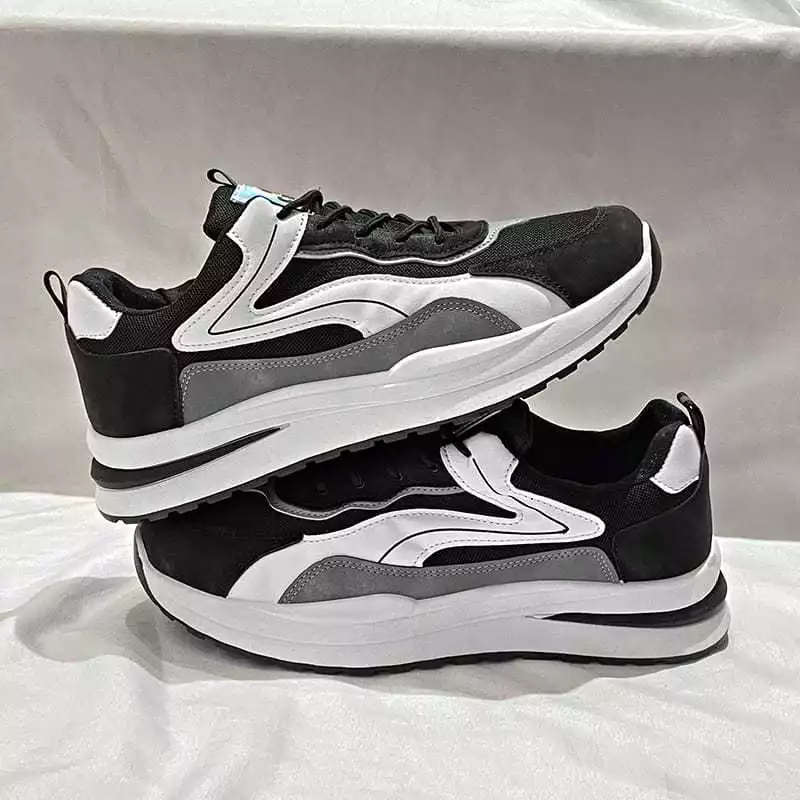 Sepatu Running Pria Valco - Sneakers Olahraga Lari & Kasual Cowok Hitam Putih Terbaru
