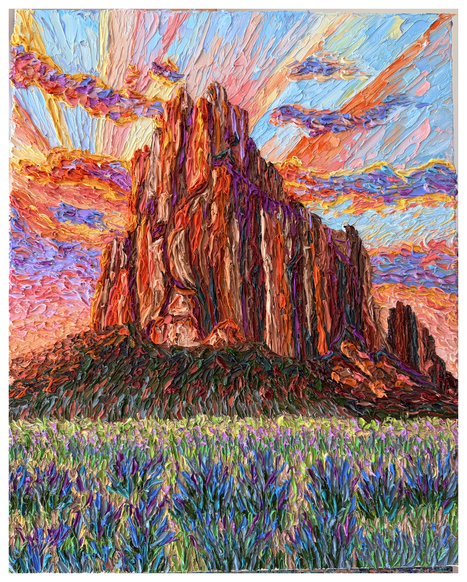 Shiprock - Original Oil Painting | Wild Nature Art Studio