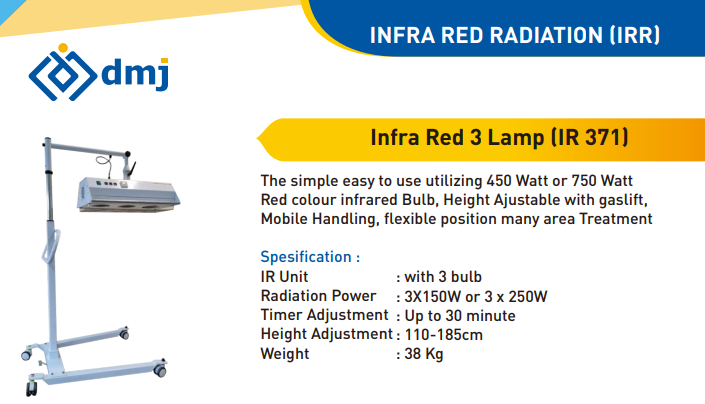 INFRA RED RADIATION 3 LAMP