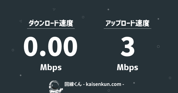 [スピードテスト]インターネット回線の通信速度を測定しよう！