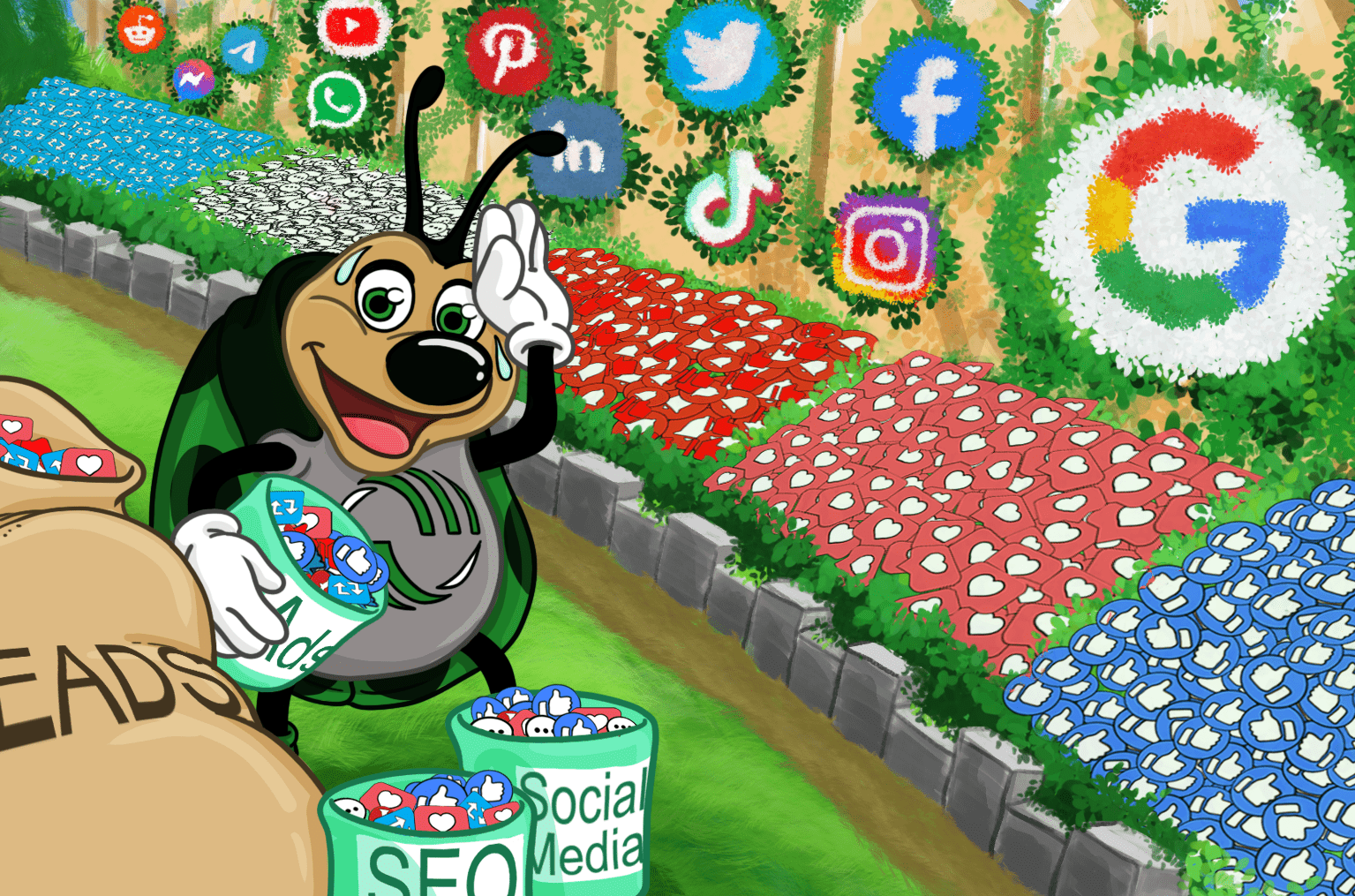 Green Marketing Mascot