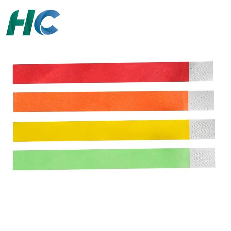 Custom Printed Disposable Tyvek RFID Wristband | HCGCE