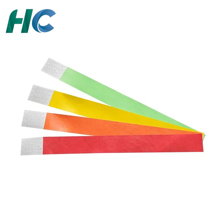 Custom Printed Disposable Tyvek RFID Wristband | HCGCE