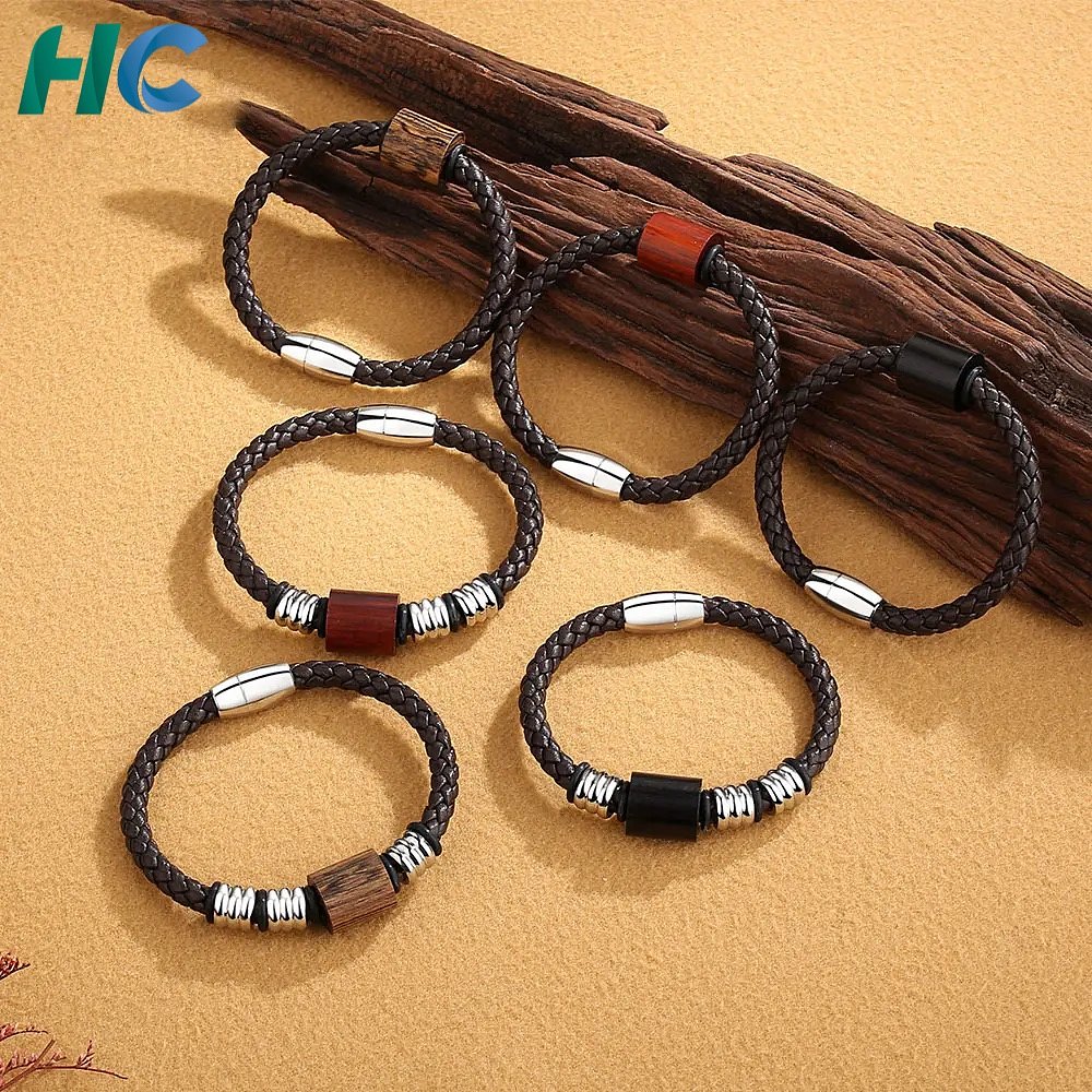 Fashion Leather NFC RFID Wristband | HCGCE