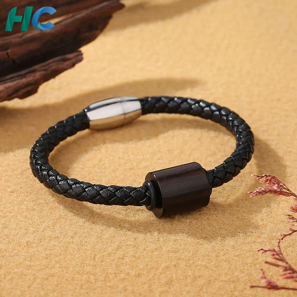 Fashion Leather NFC RFID Wristband | HCGCE
