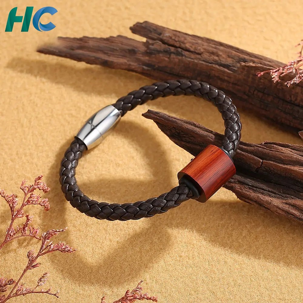 Fashion Leather NFC RFID Wristband | HCGCE