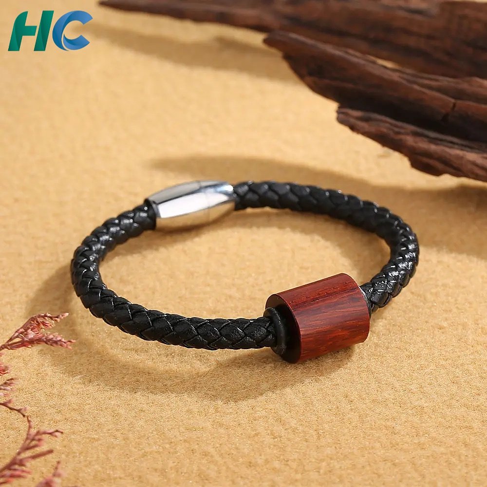 Fashion Leather NFC RFID Wristband | HCGCE