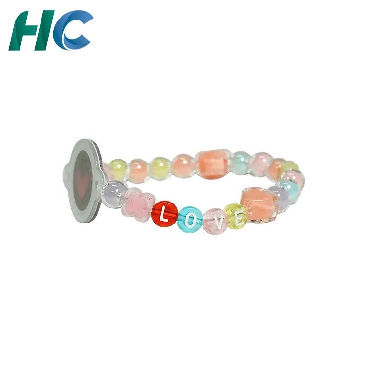Waterproof Acrylic Bead NFC RFID Wristband | HCGCE