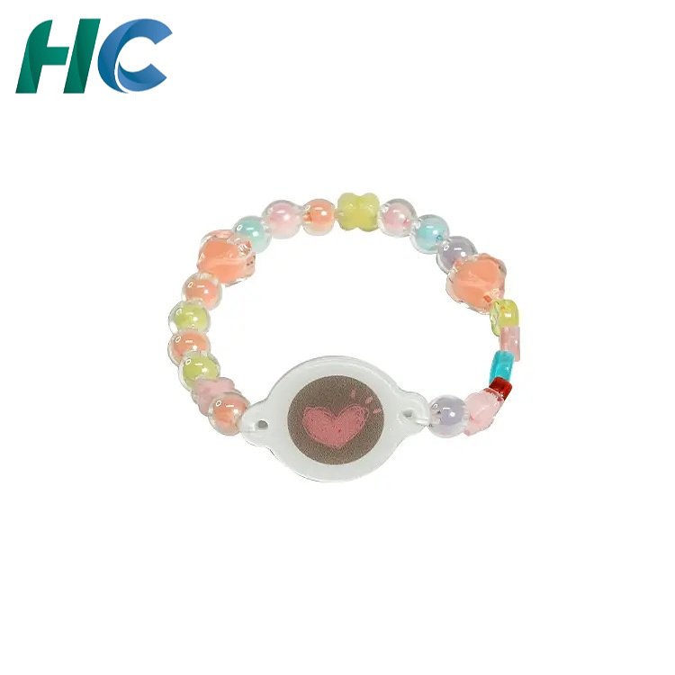 Waterproof Acrylic Bead NFC RFID Wristband | HCGCE