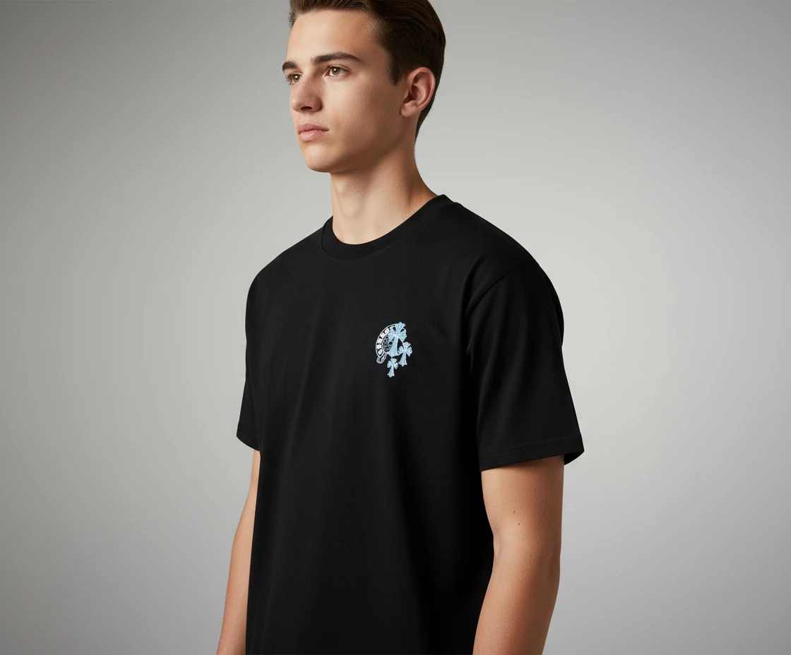 Oversize футболка з принтом Chrome Hearts Oversize футболка з принтом Chrome Hearts - фото 2