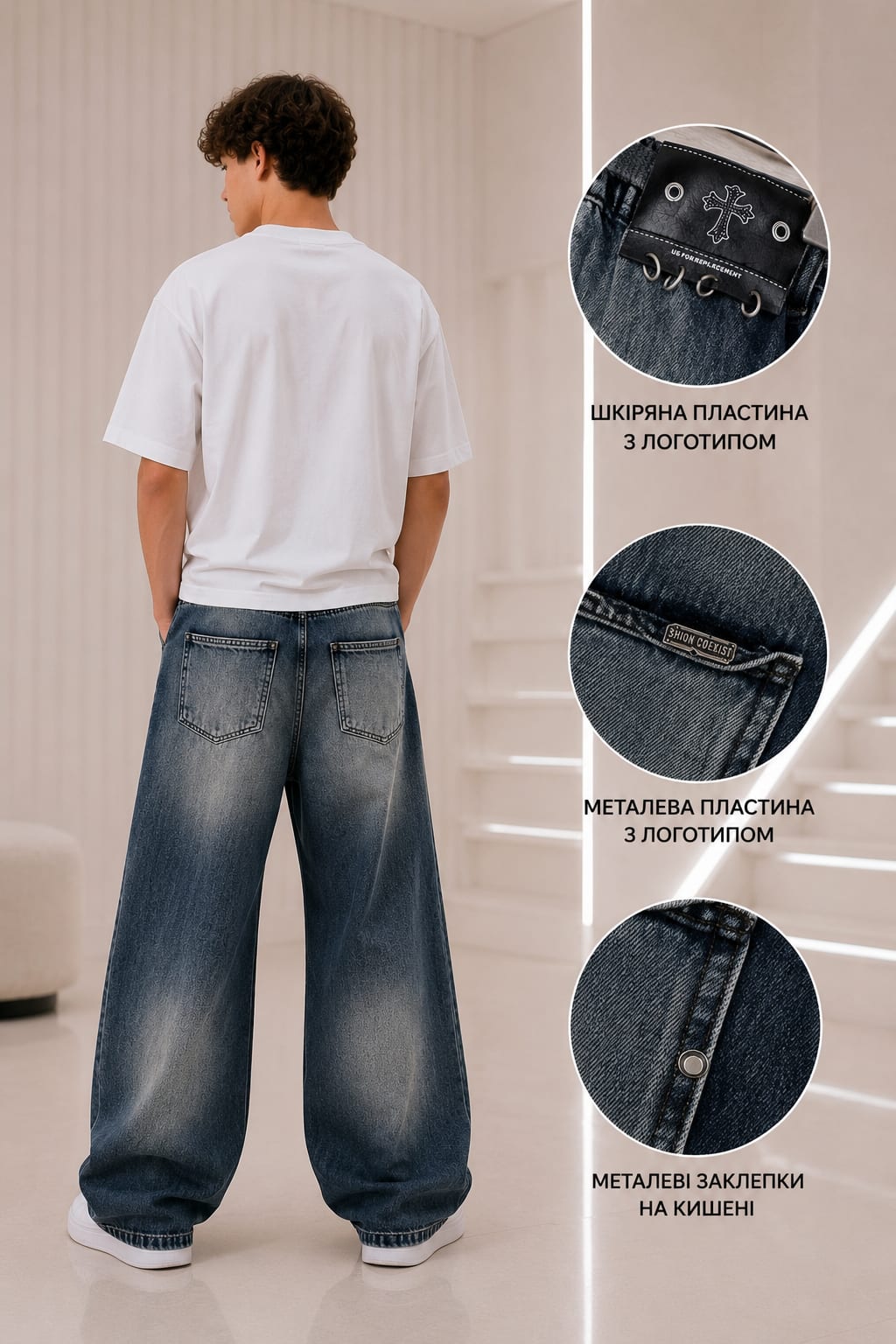 Джинси Baggy для підлітків Джинси Baggy для підлітків - фото 4