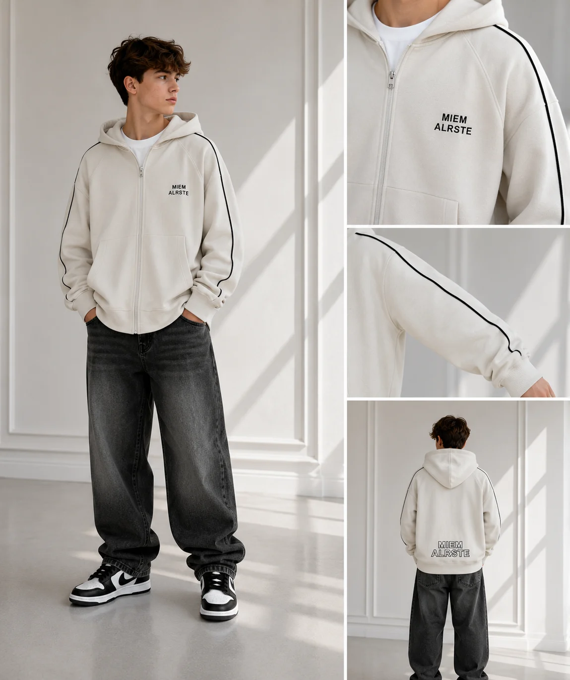 Підліткове худі на блискавці Premium Zip - фото 4