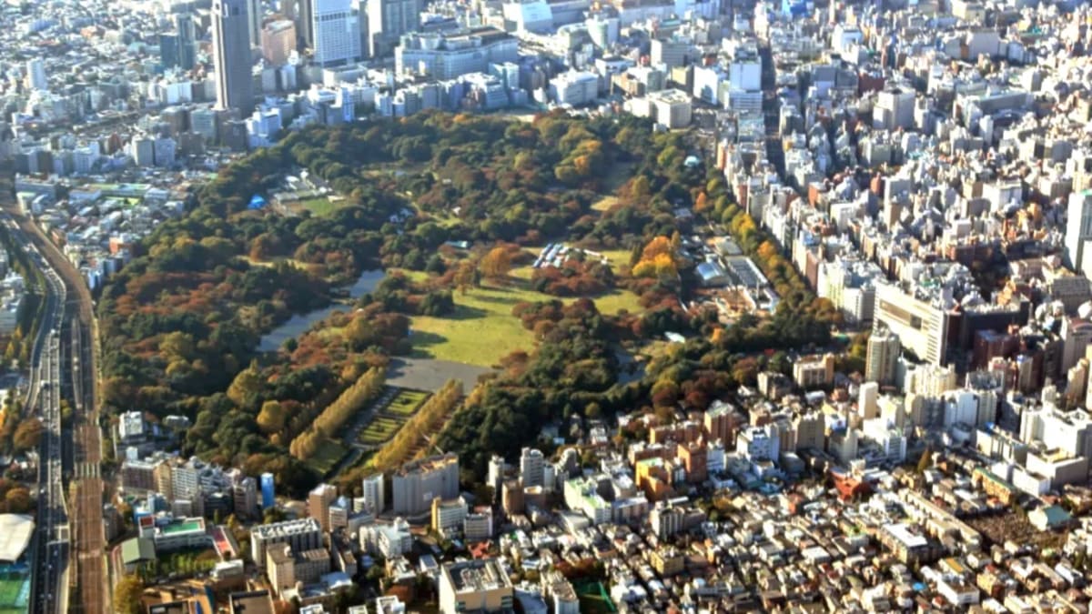 新宿御苑の外縁一周のアイキャッチ画像