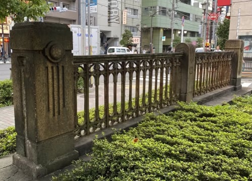 旧駒込橋親柱・欄干