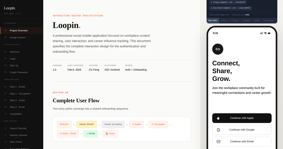 I Ditched Figma Prototype and Built a “Living Design Document” with AI
