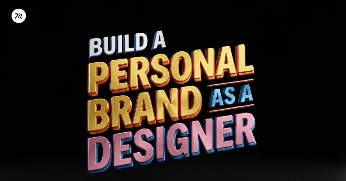 How to Build a Personal Brand as a Designer (Without Being Cringe) 