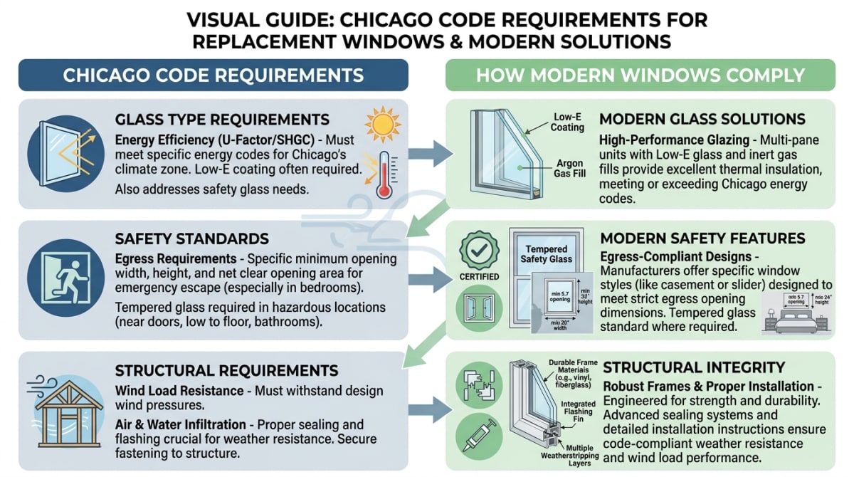 Historic preservation official reviewing window replacement plans for Chicago landmark designated property