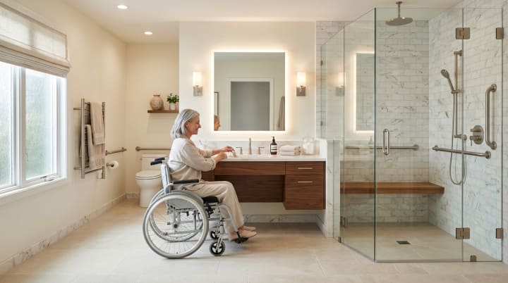 Featured image for Universal Design Meets Luxury Senior-Friendly Master Bath Features That Don't Sacrifice Style for Accessibility