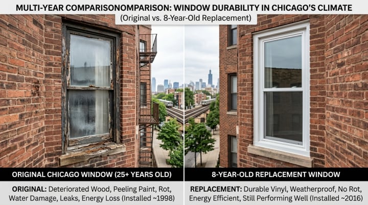 Featured image for Best Windows for Chicago Weather Material Comparison for Midwest Homeowners