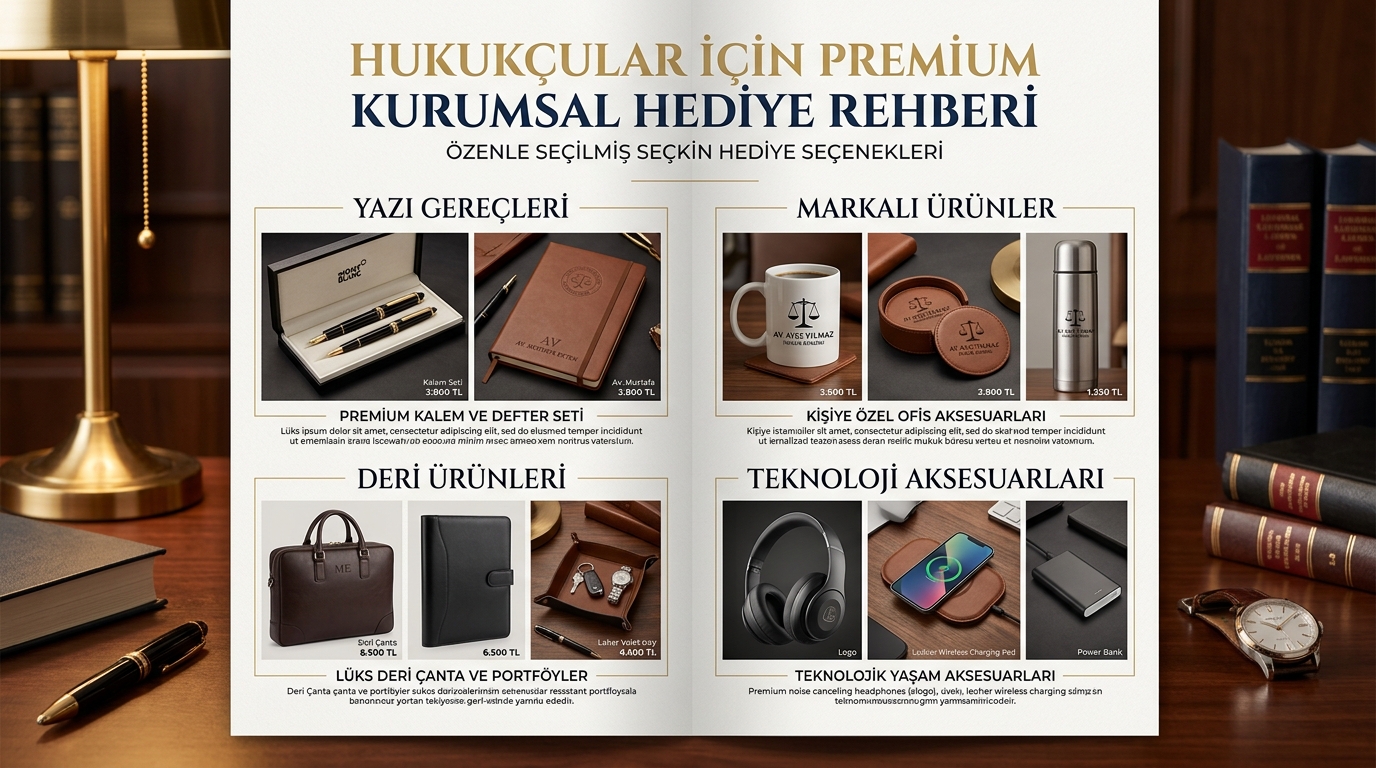 "avukat kurumsal hediye rehberi", "hukuk bürosu hediye seçimi", "kurumsal hediye önerileri", "avukat hediye kataloğu", "hukuk sektörü hediyeleri"