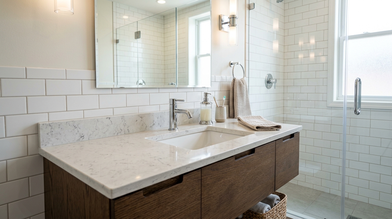 moisture resistant bathroom materials