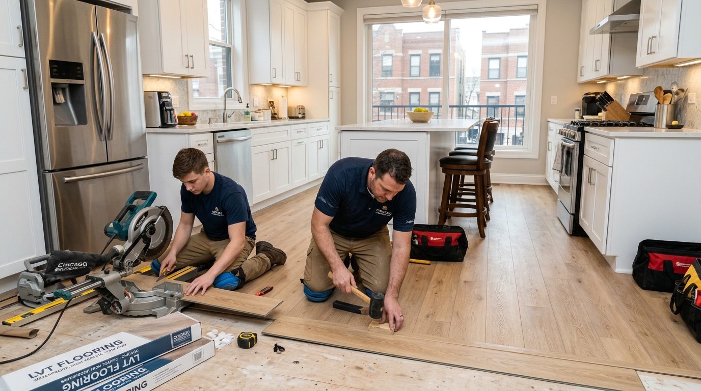 high-traffic flooring price Chicago