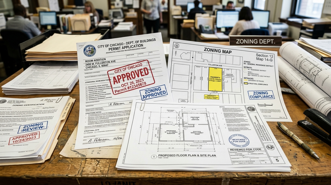 Chicago zoning requirements for additions