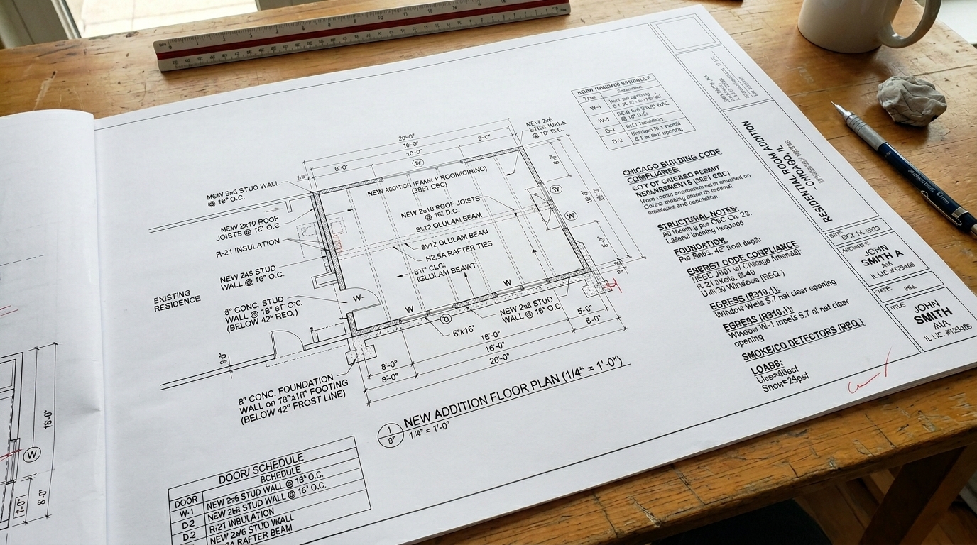 Chicago building permits for home additions