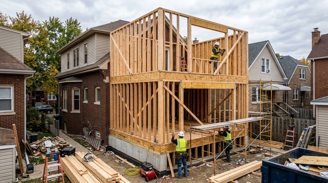 room addition cost Chicago
