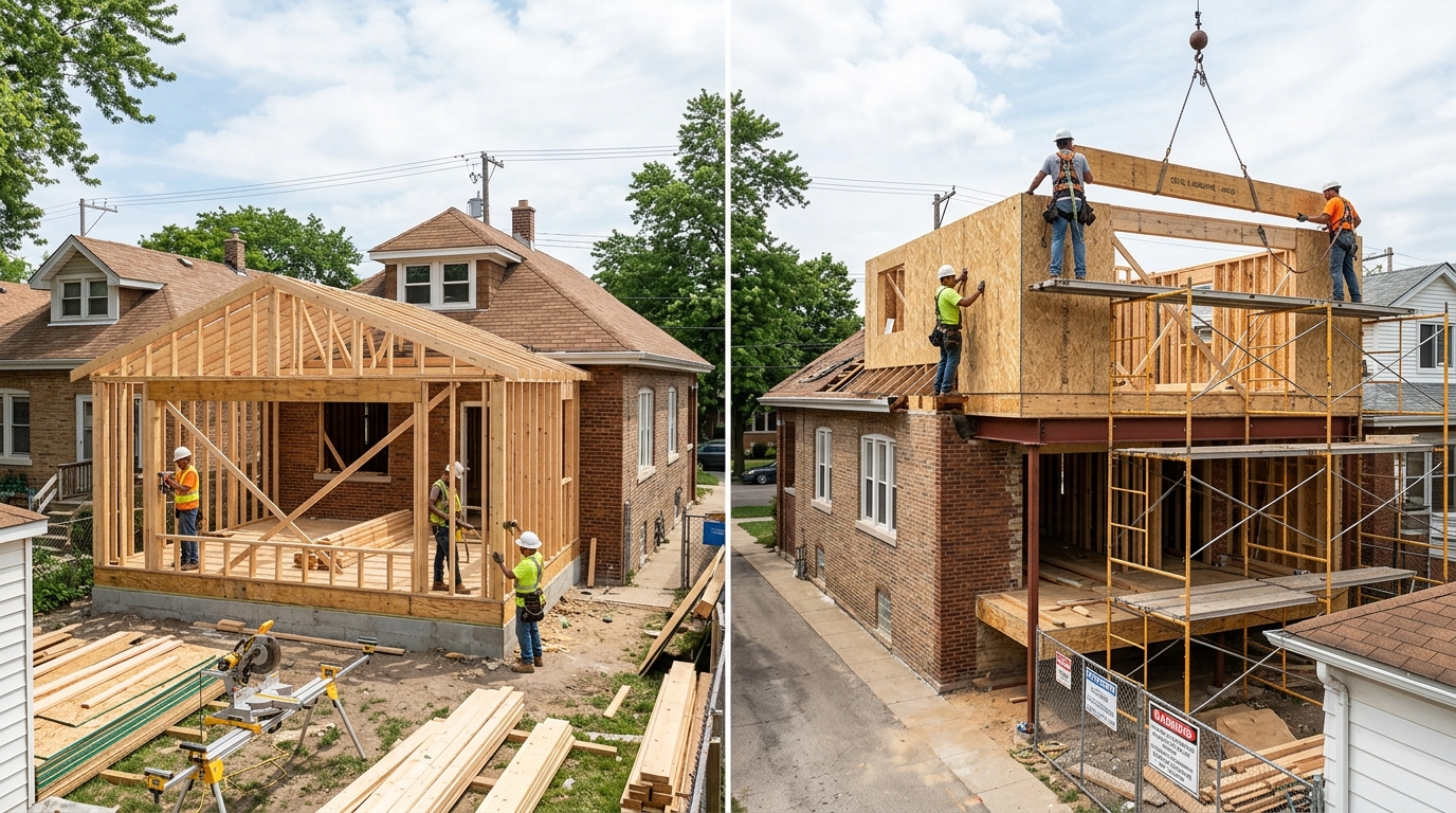 adding square footage to Chicago home