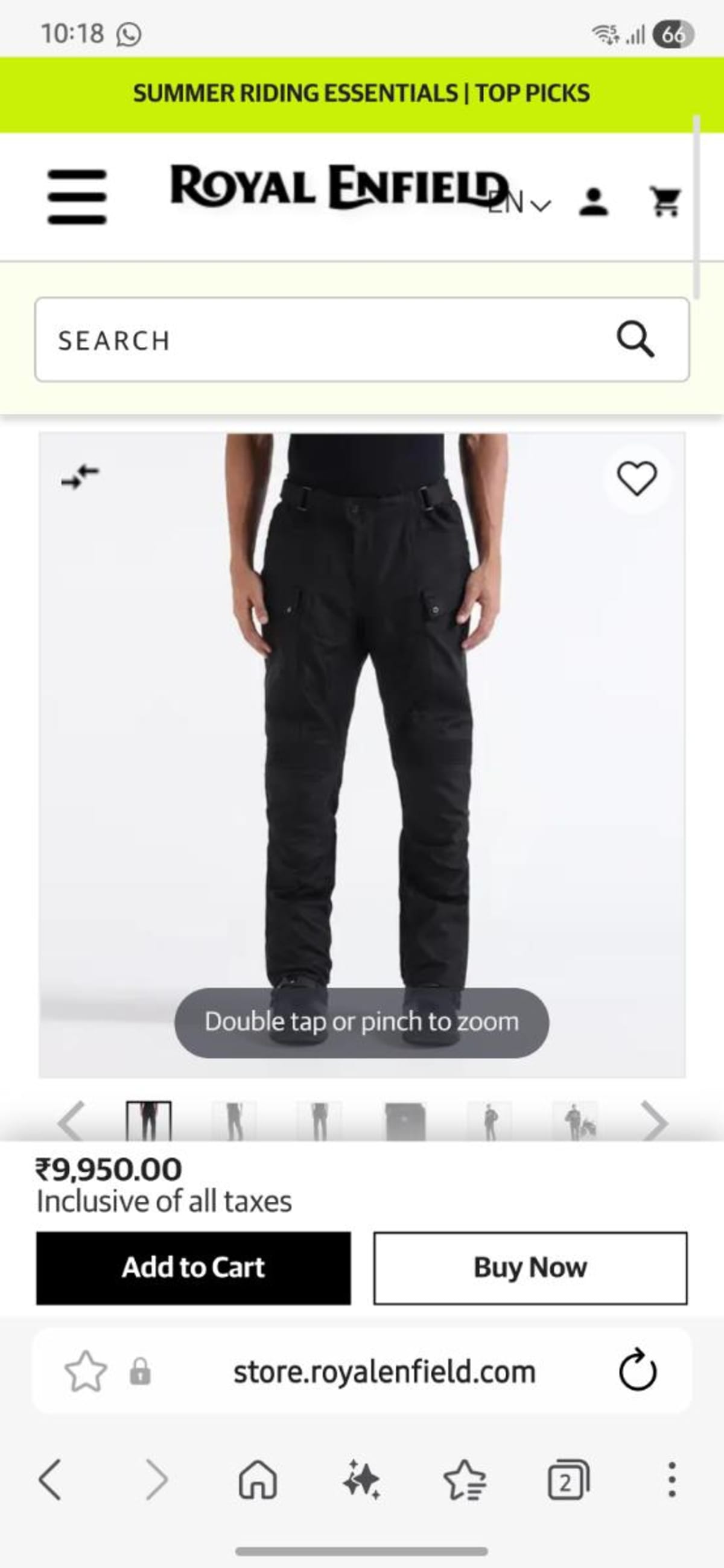 34 Size adjustable Nirvik Riding pants - Photo 3