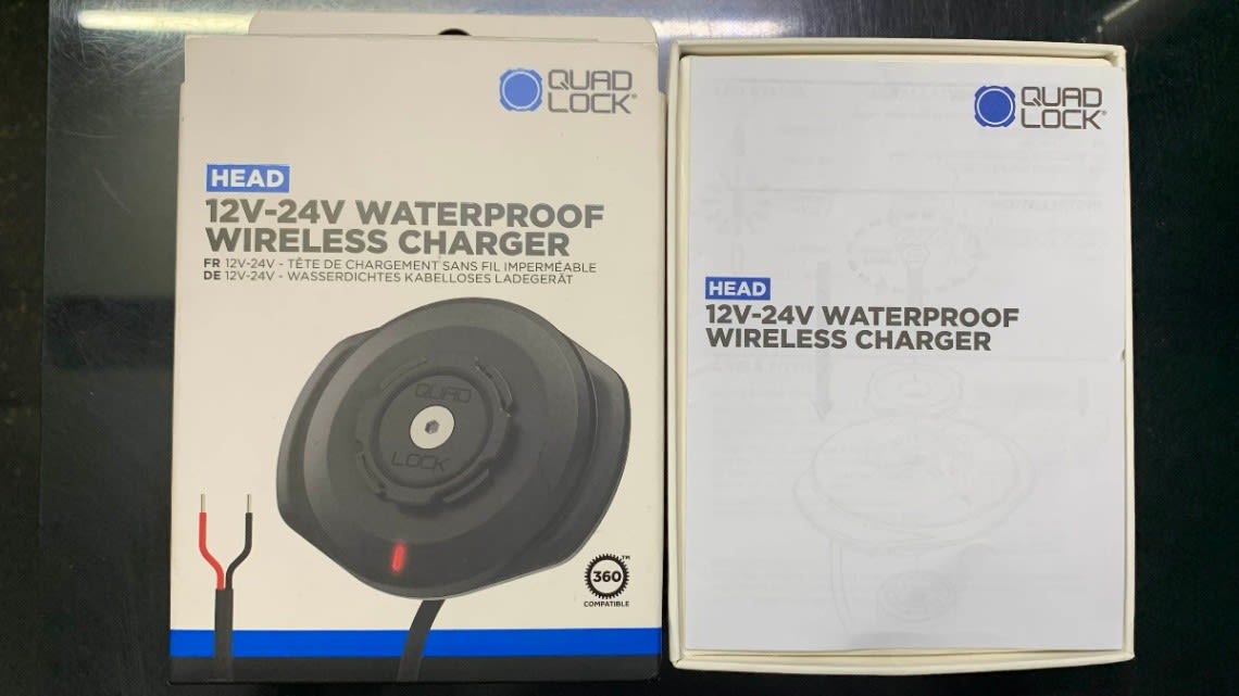 Quadlock Waterproof Wireless Charger