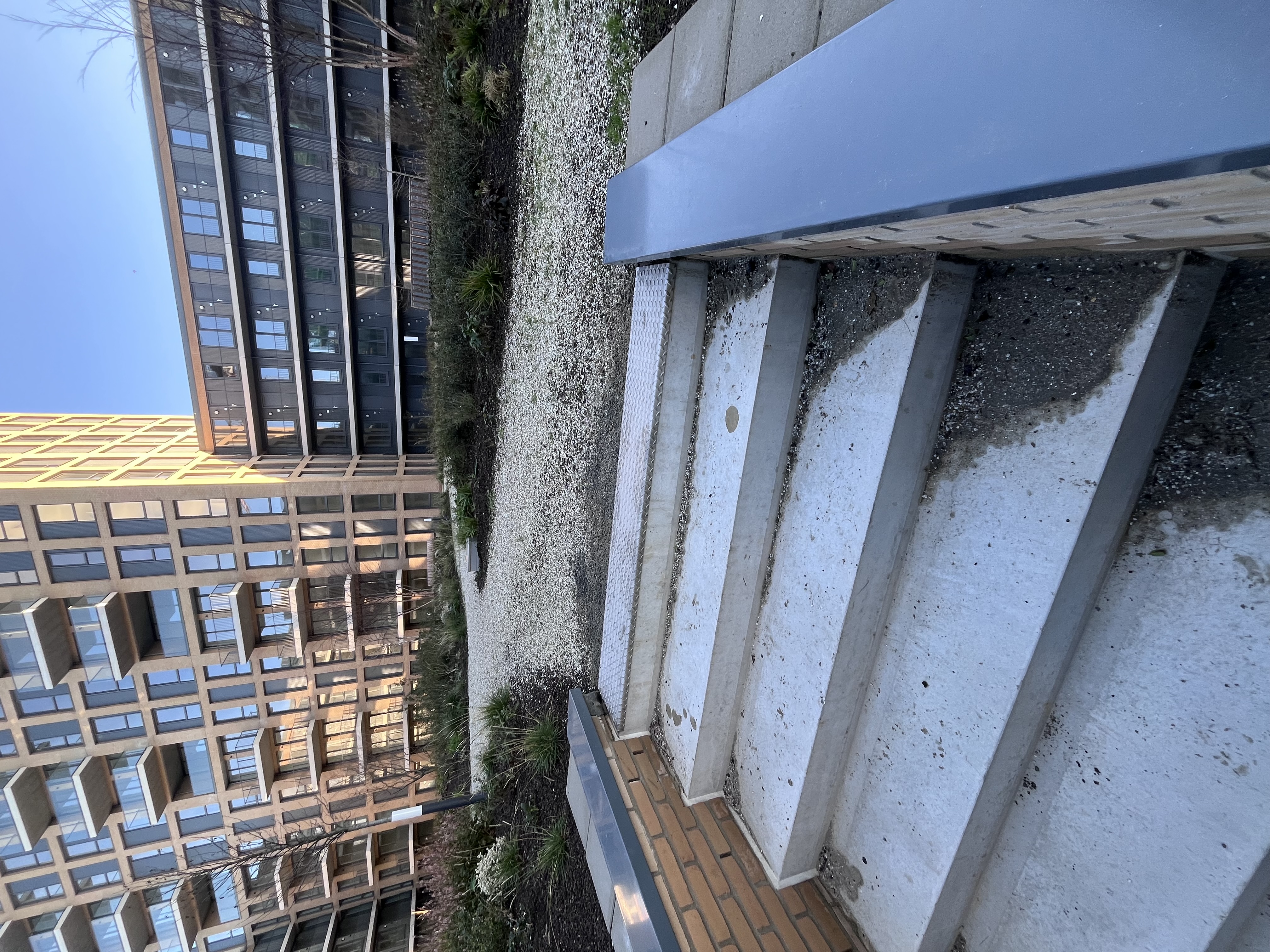 RVS buitentrap binnentuin Den Haag