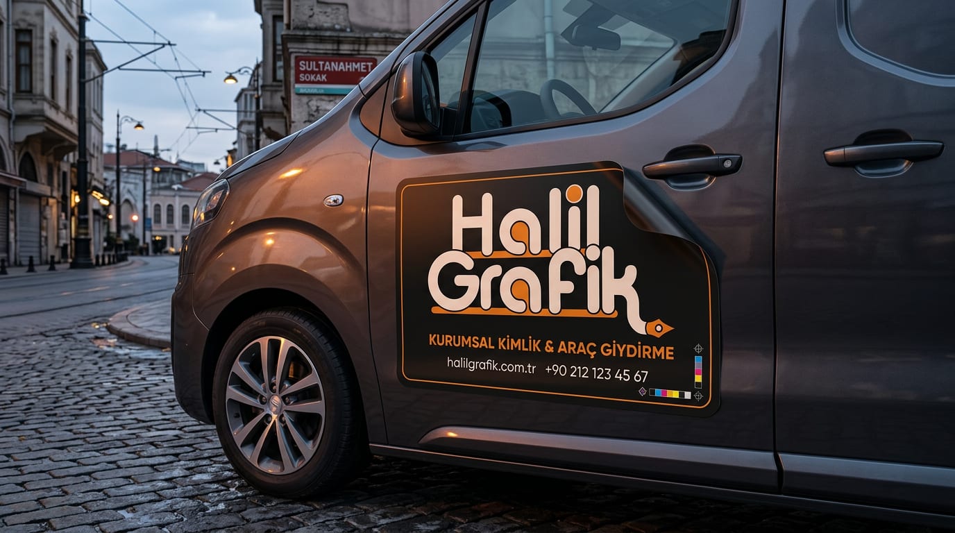 Arac Magneti Baski: Yolda Her An Reklam Yapın