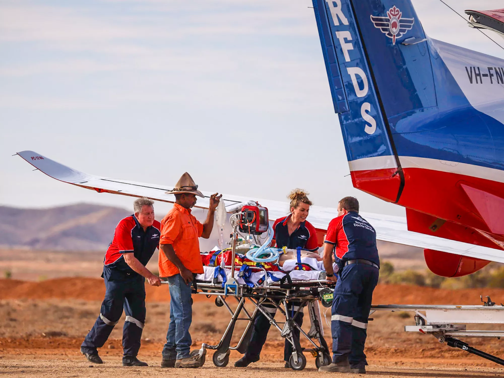 RFDS remote outback rescue representation