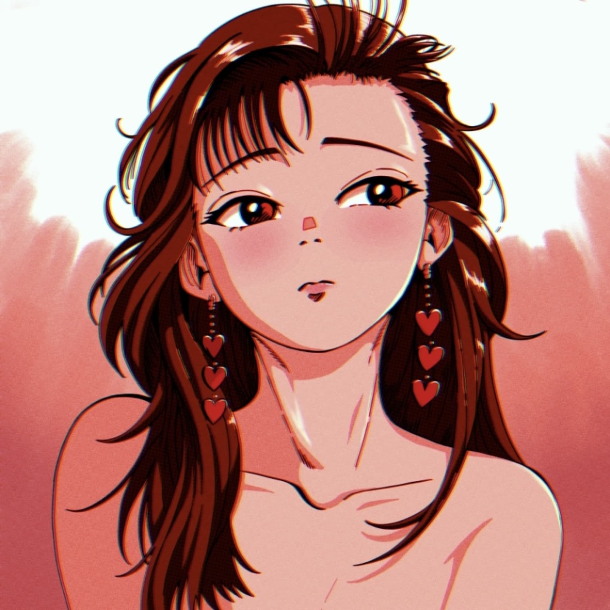 80年代風の髪型 By 𝕆𝕞𝕚𝕥𝕤𝕦 おみつ Captors イラストレーターをサポートするイラストsns