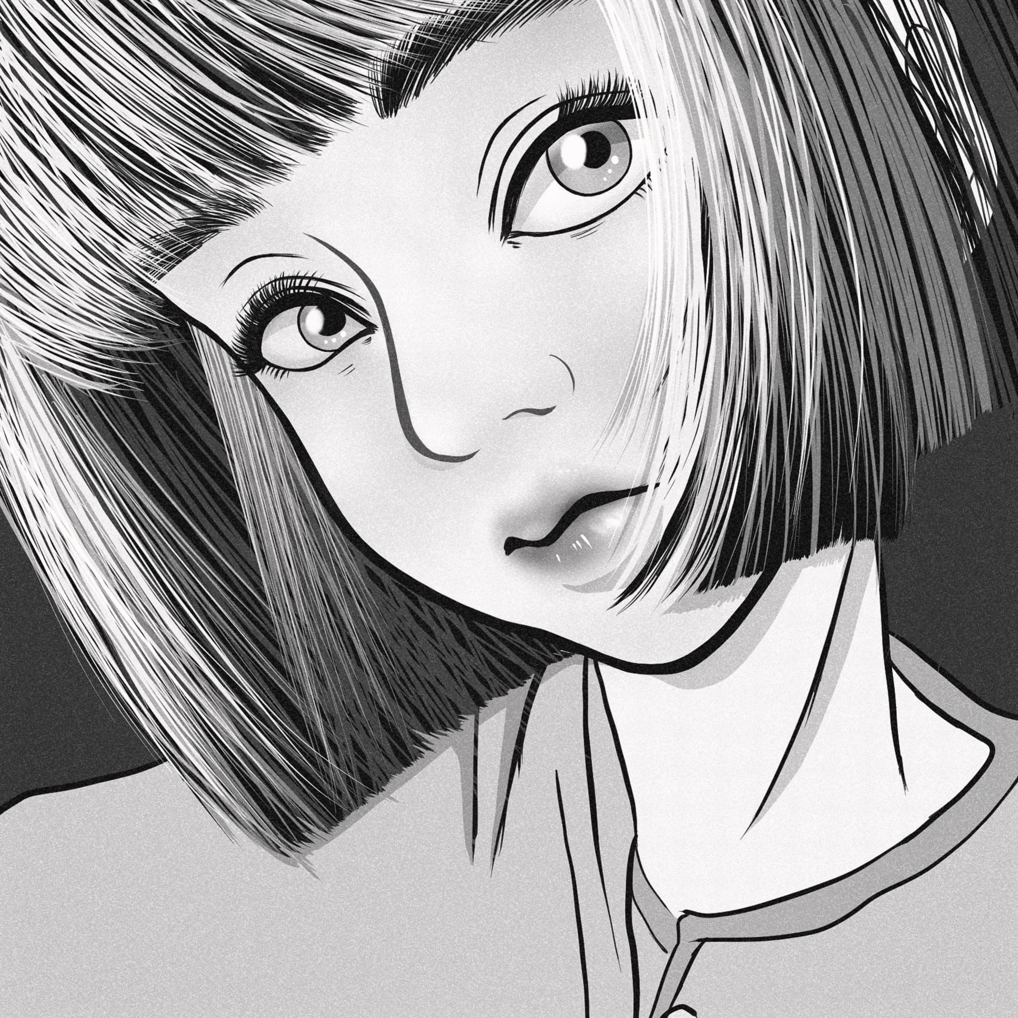 碧 モノクロ By Ai4949 Captors イラストレーターをサポートするイラストsns